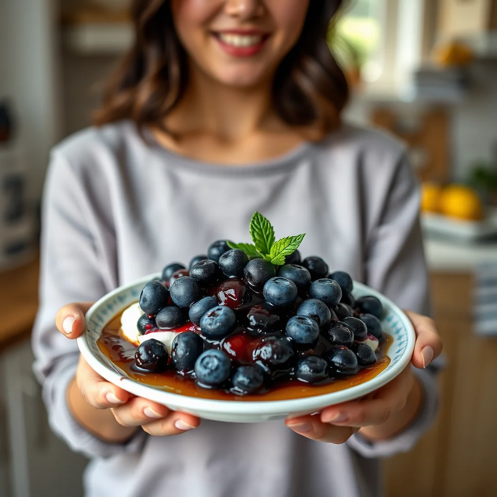 5-Minute Blueberry Compote – vegetarian recipe