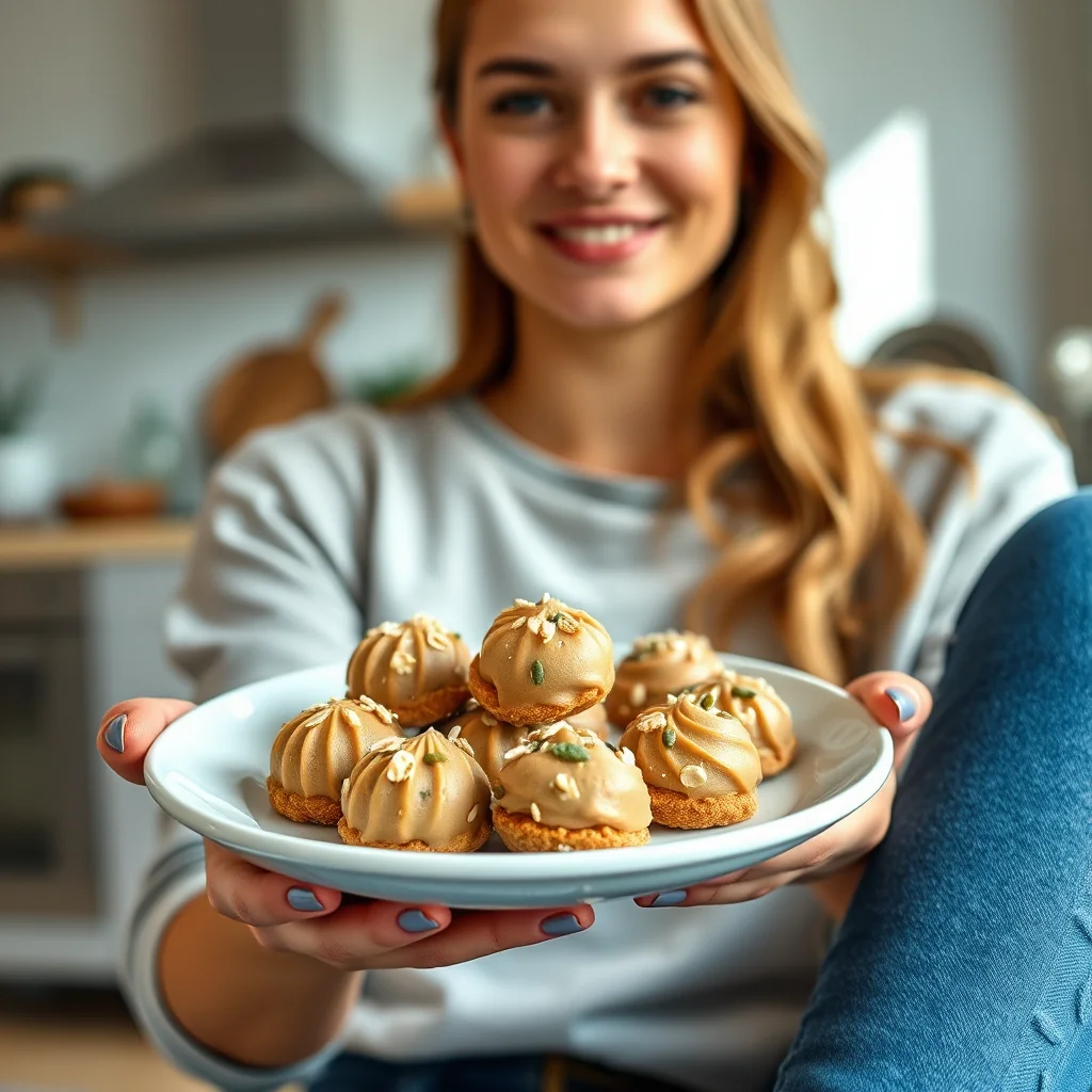 Peanut Butter Protein Kisses – vegetarian recipe