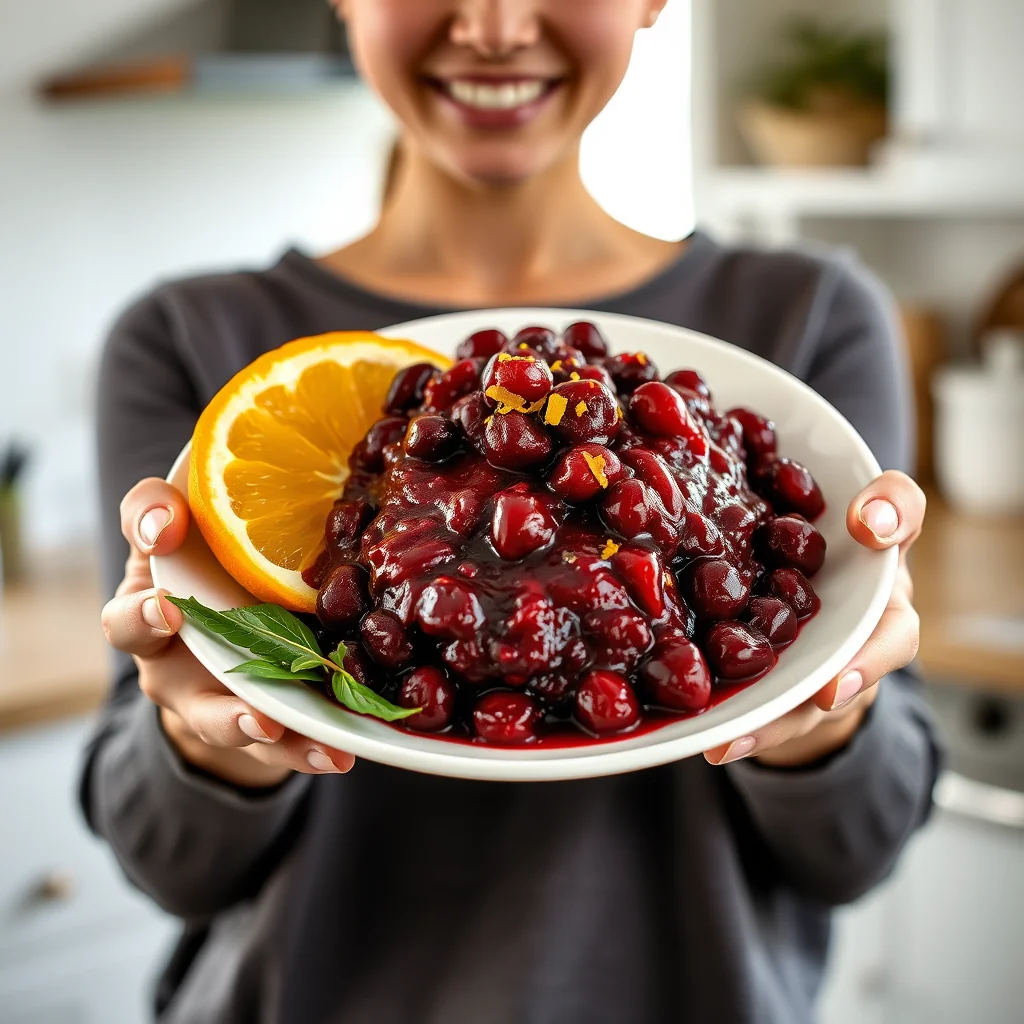 Not Your Average Cranberry Sauce! – vegetarian recipe