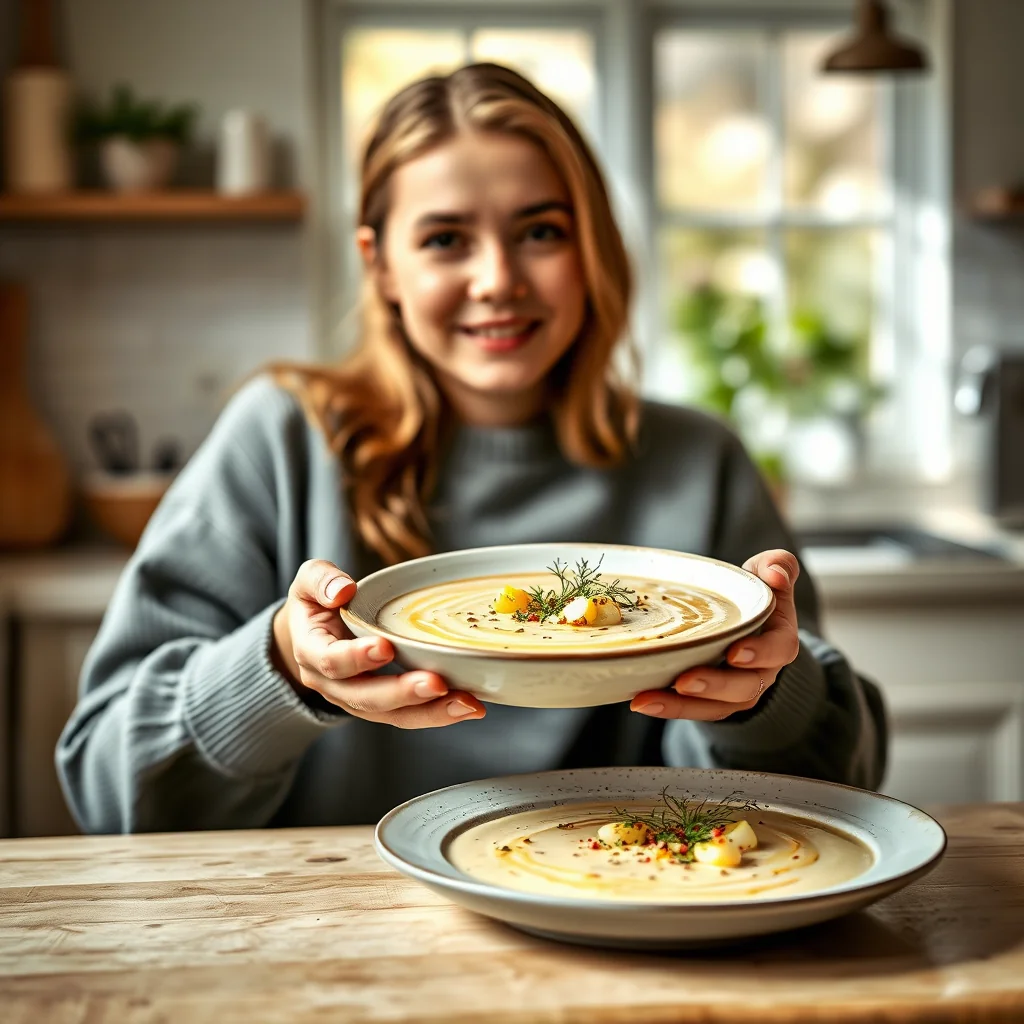 Creamy Parsnip and Fennel Soup – vegetarian recipe