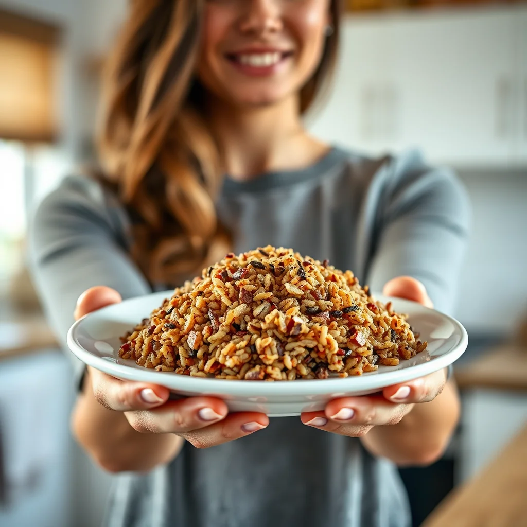 Perfectly Seasoned Brown Sushi Rice – vegetarian recipe