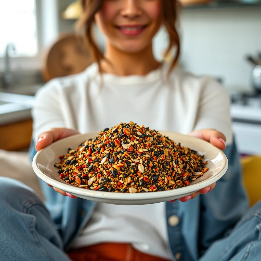 Spicy Nori & Sesame Seasoning (Homemade Furikake) – vegetarian recipe
