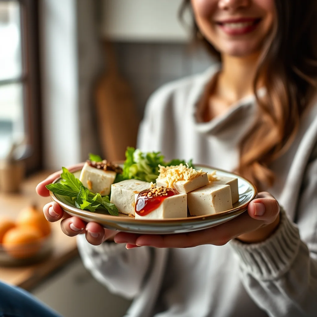 Cold Tofu Appetizer Trio – vegetarian recipe