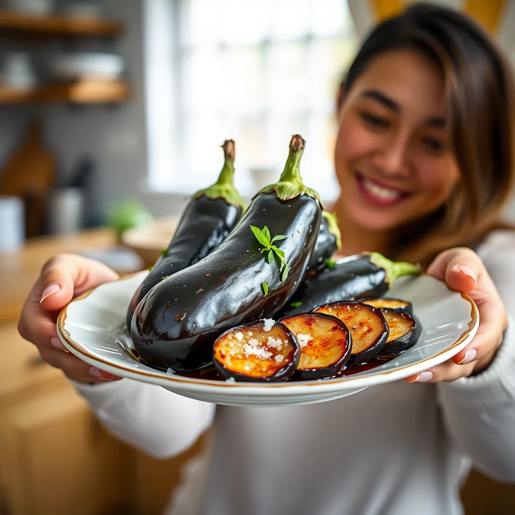 Miso Glazed Eggplant (Nasu Dengaku) – vegetarian recipe