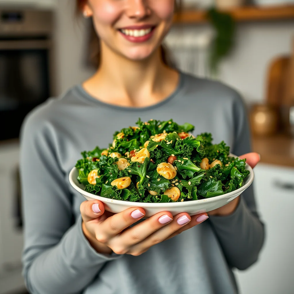 The Secret to the Best Kale Salad! – vegetarian recipe