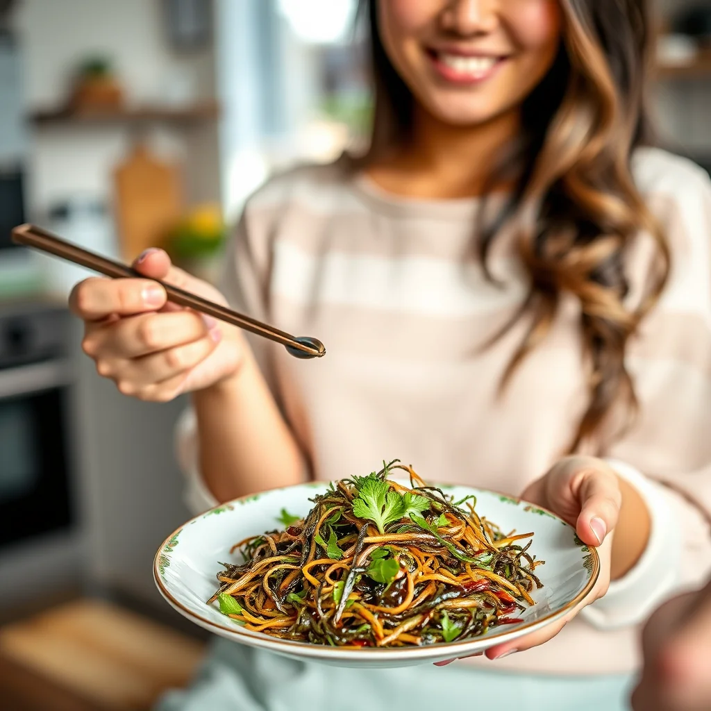 Vegetarian Seaweed Salad (Restaurant Style) – vegetarian recipe