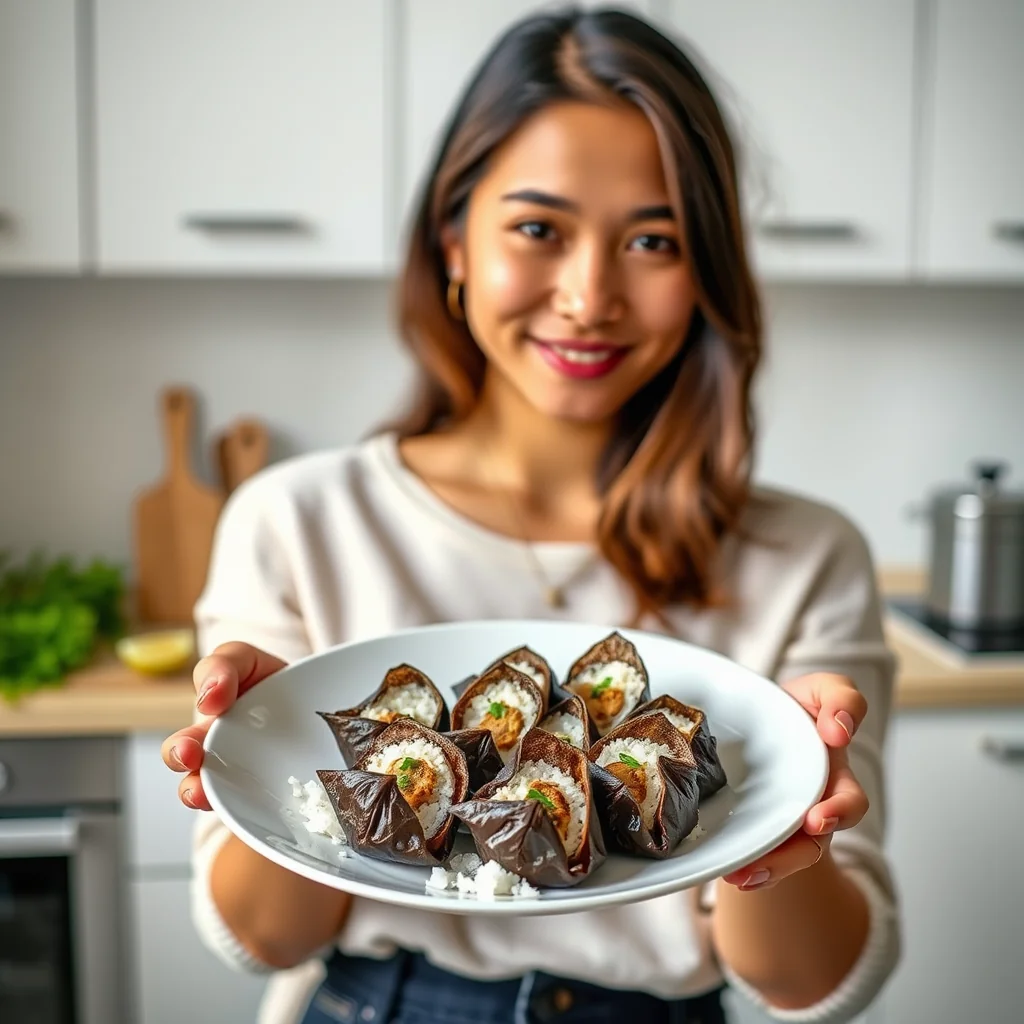 Miso Eggplant Inari Sushi – vegetarian recipe