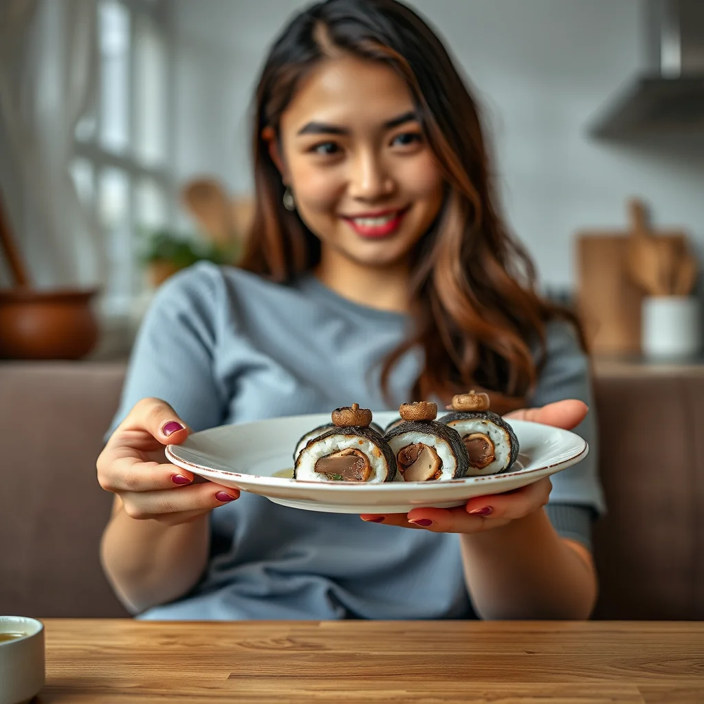 Easy Shiitake Mushroom Nigiri (Vegetarian) – vegetarian recipe