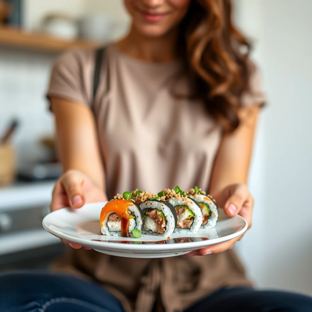 The Ultimate Sweet & Salty Vegan Sushi – vegetarian recipe