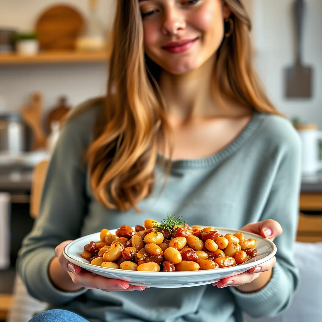 Greek Sweet and Sour Baked Beans (Gigantes Plaki) – vegetarian recipe