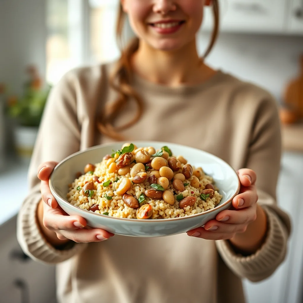Spring Vegetable Couscous with Fava Beans and Artichokes – vegetarian recipe