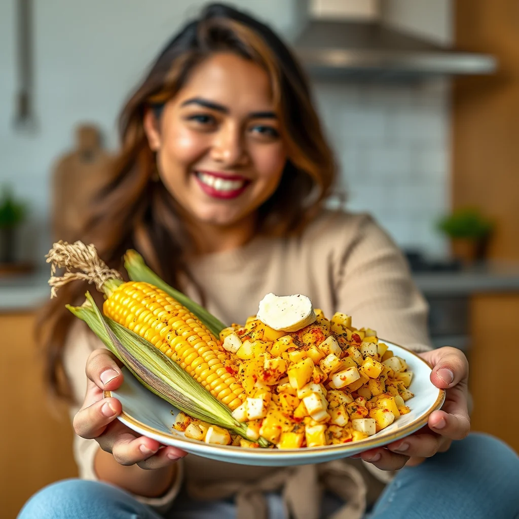 Masala Corn Chaat – vegetarian recipe
