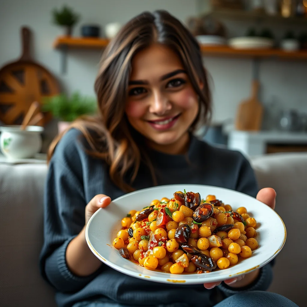 Potato and Chickpea Chaat – vegetarian recipe