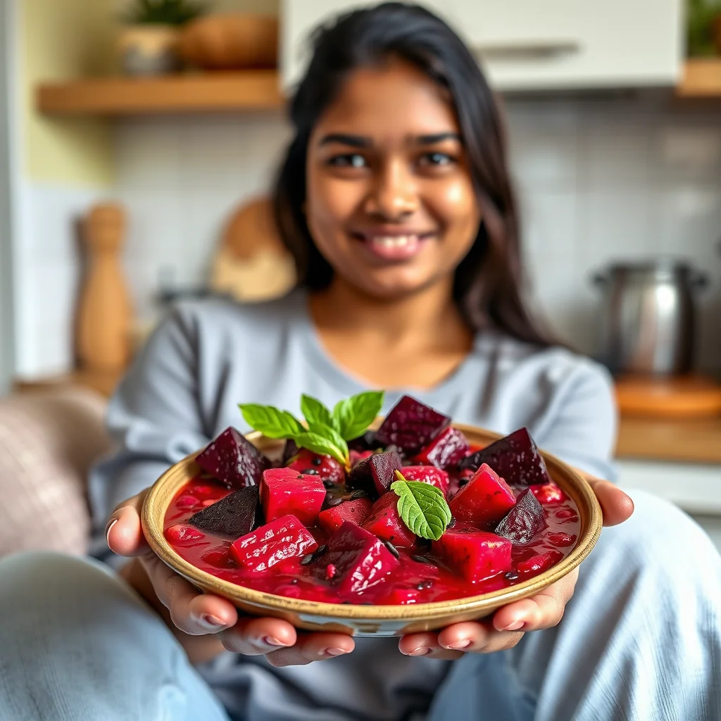 Keralan Beet and Coconut Pachadi – vegetarian recipe