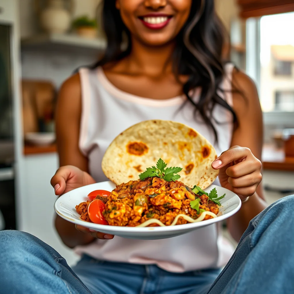 Vibrant Sri Lankan Kottu Roti – vegetarian recipe
