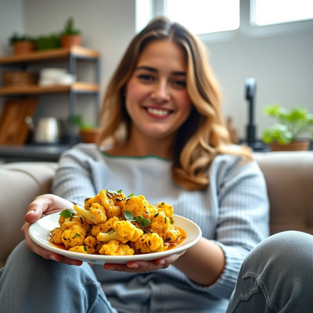 Achari Cauliflower (Vibrant Pickled Cauliflower) – vegetarian recipe