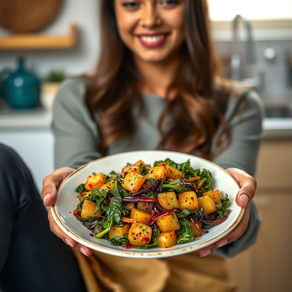 A Taste of Home: My Familys Favourite Potato and Chard Sabz – vegetarian recipe