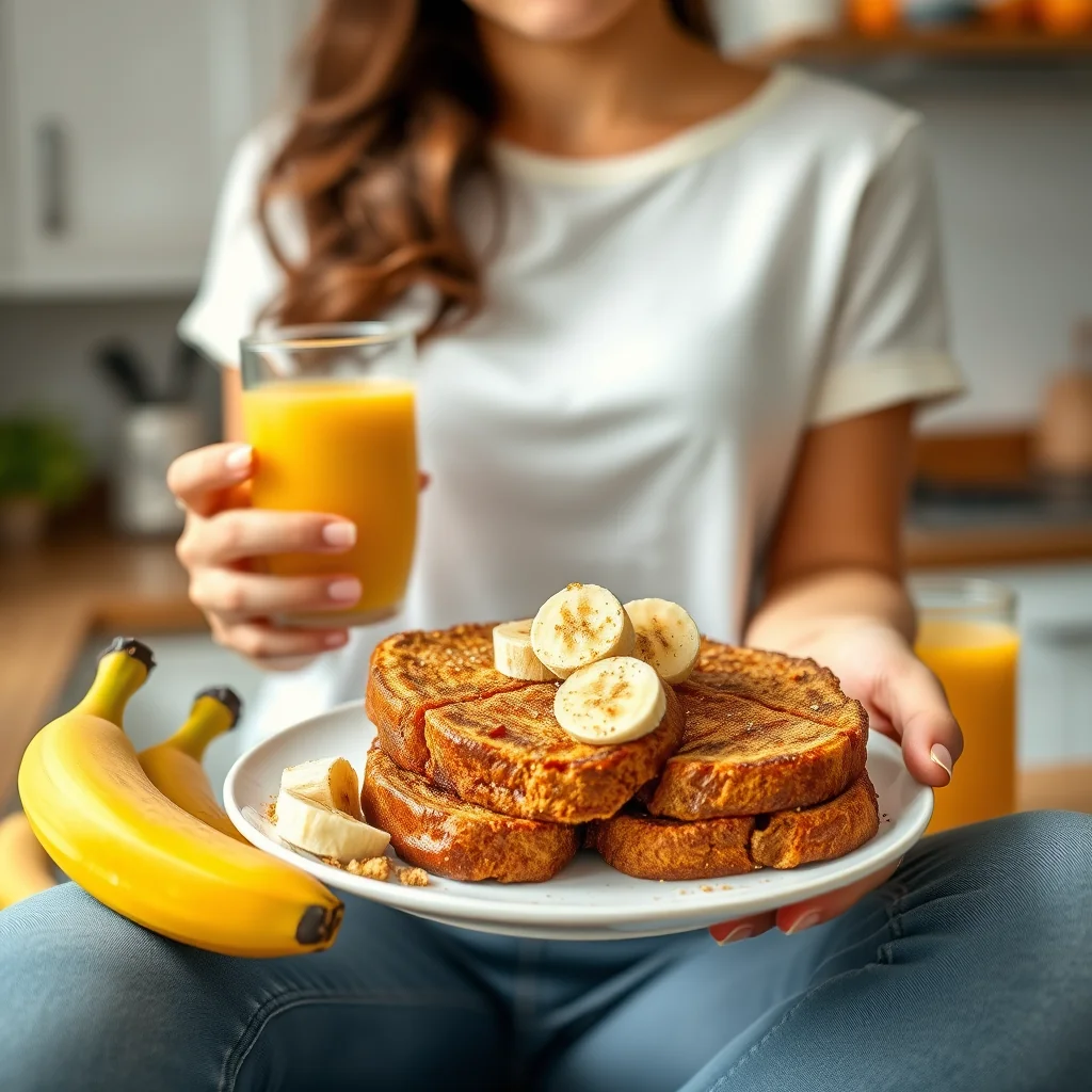 Easy Vegan Banana French Toast – vegetarian recipe