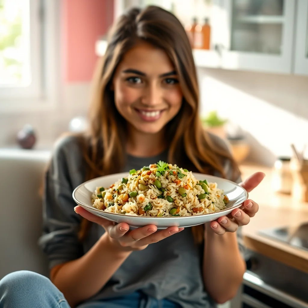 Bountiful Summer Green Pilau – vegetarian recipe