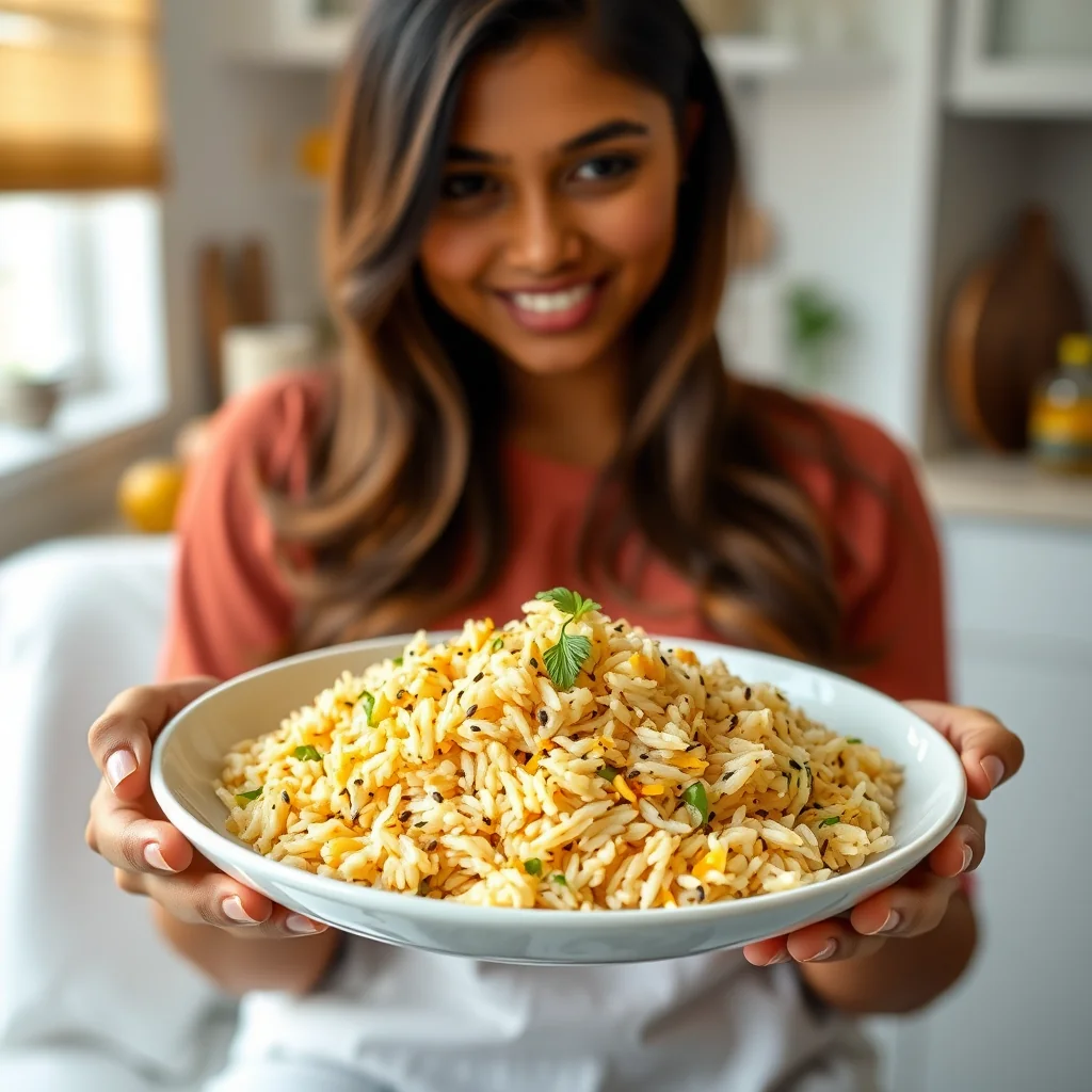 Effortless Elegance: The Magic of South Indian Lemon Rice – vegetarian recipe