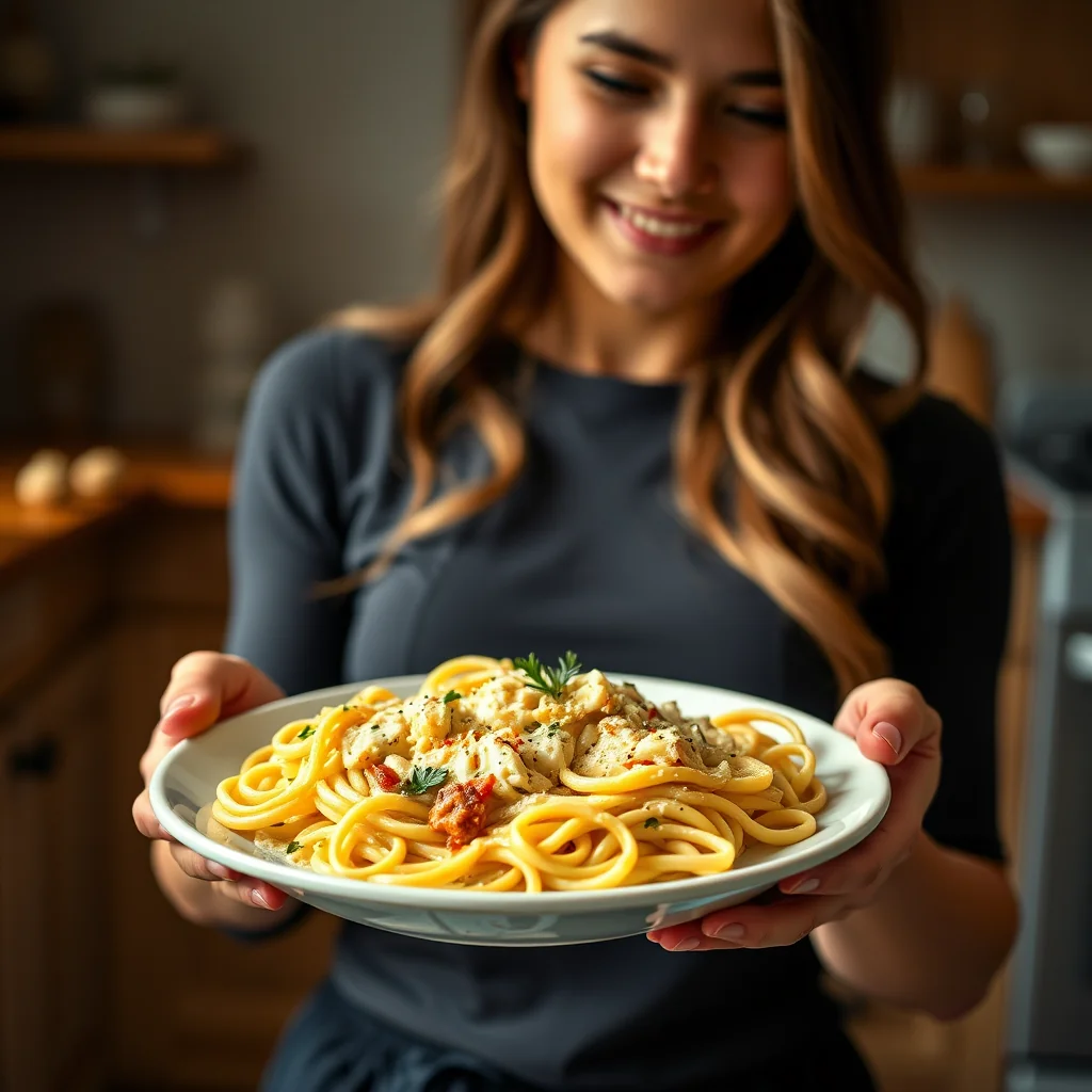 Creamy Vegetarian Fettuccine Alfredo – vegetarian recipe