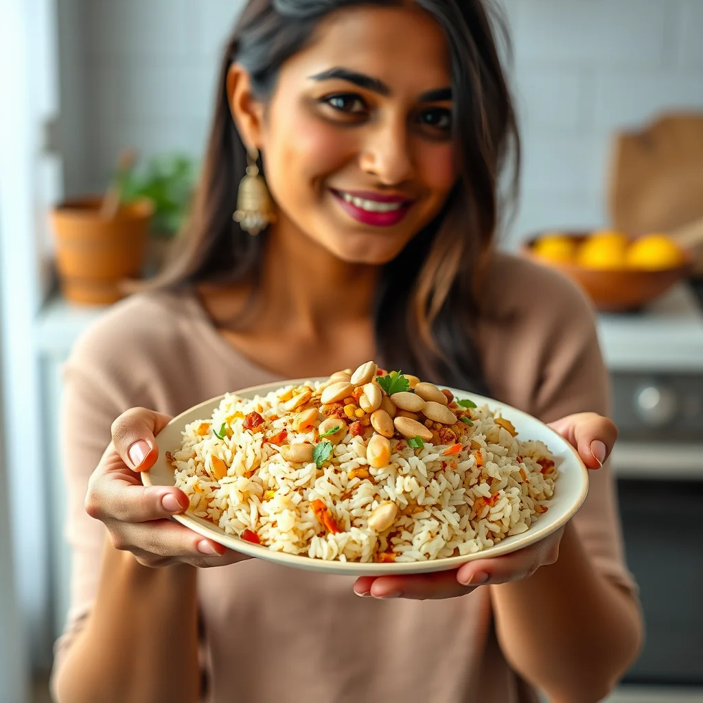 Kanda Batata Poha (Mumbai-Style Onion & Potato Poha) – vegetarian recipe