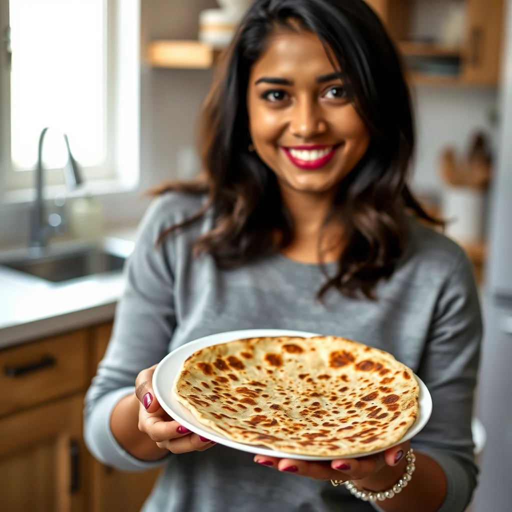 Gujarati Thepla (Spiced Indian Flatbread) – vegetarian recipe