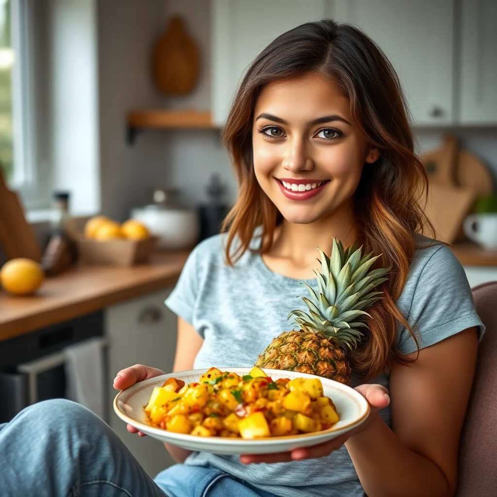 Vibrant Pineapple and Ginger Chutney – vegetarian recipe
