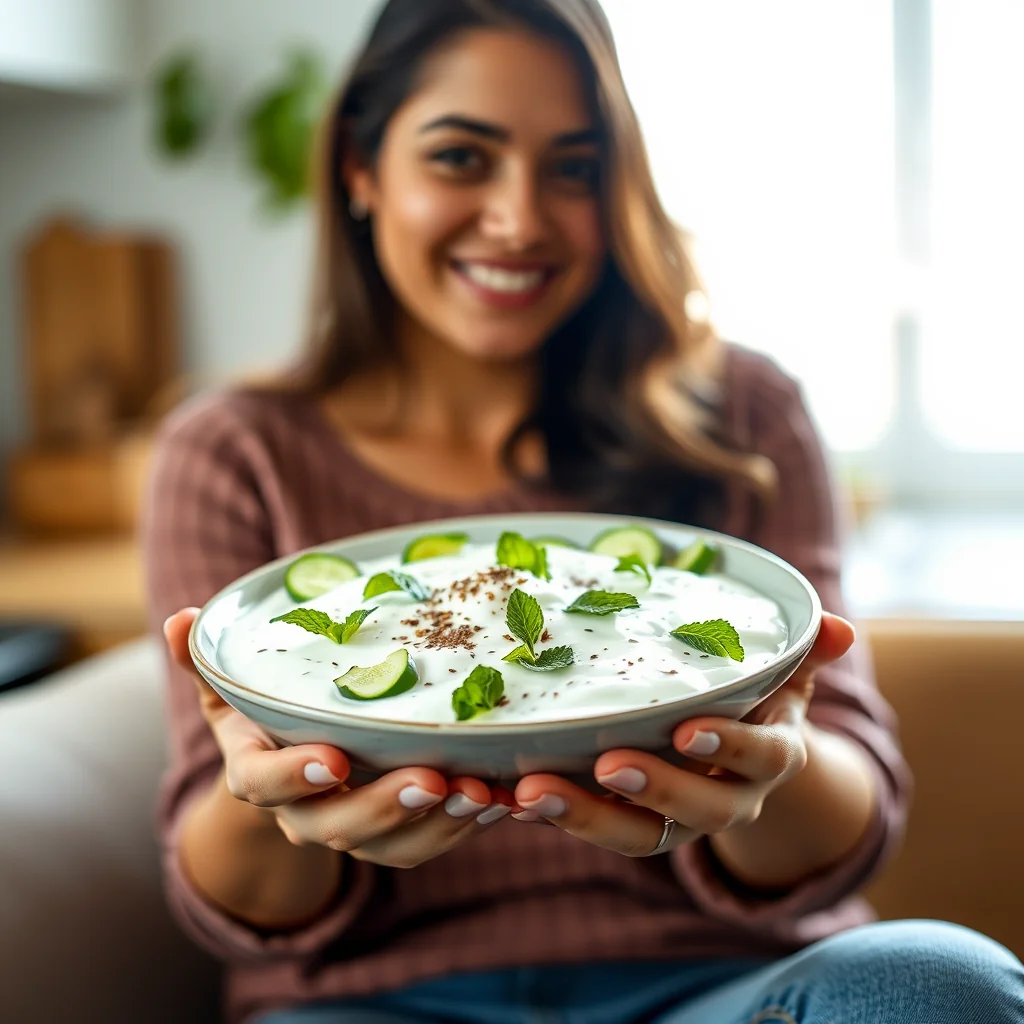 Refreshing Cucumber Mint Raita (Vegetarian) – vegetarian recipe