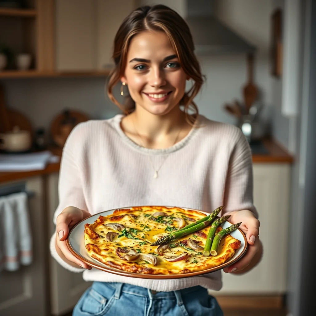 Spring Asparagus Frittata – vegetarian recipe