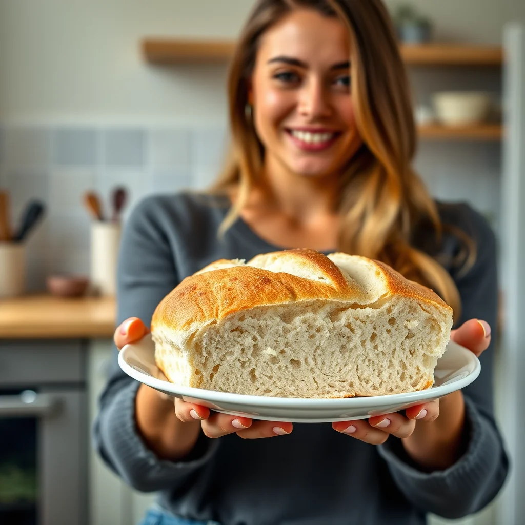 Classic Homemade White Bread – vegetarian recipe