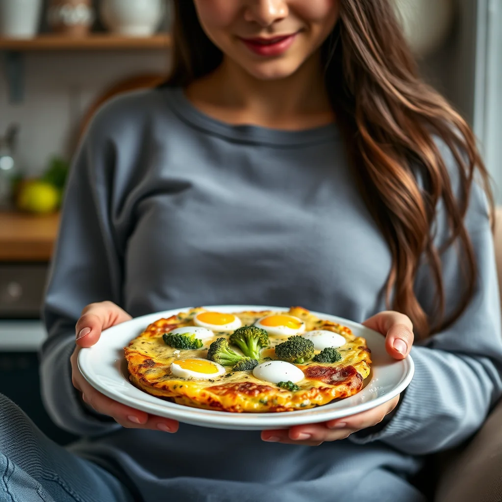 Easy Broccoli and Feta Frittata – vegetarian recipe