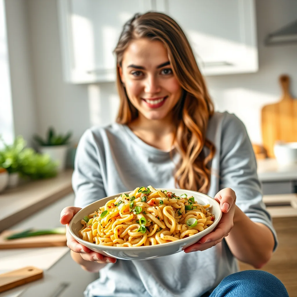 Five-Minute Vegan Pasta Salad – vegetarian recipe