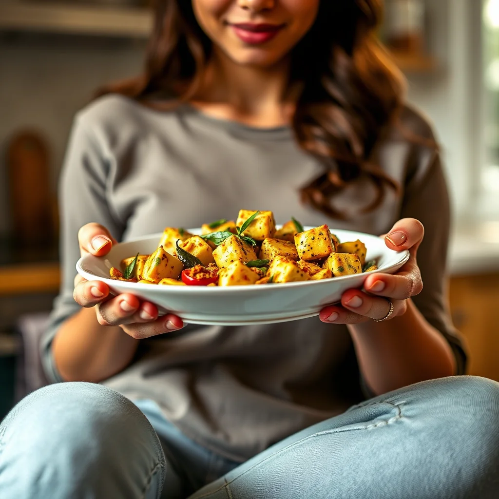 Flavorful Poblano Tofu Scramble – vegetarian recipe
