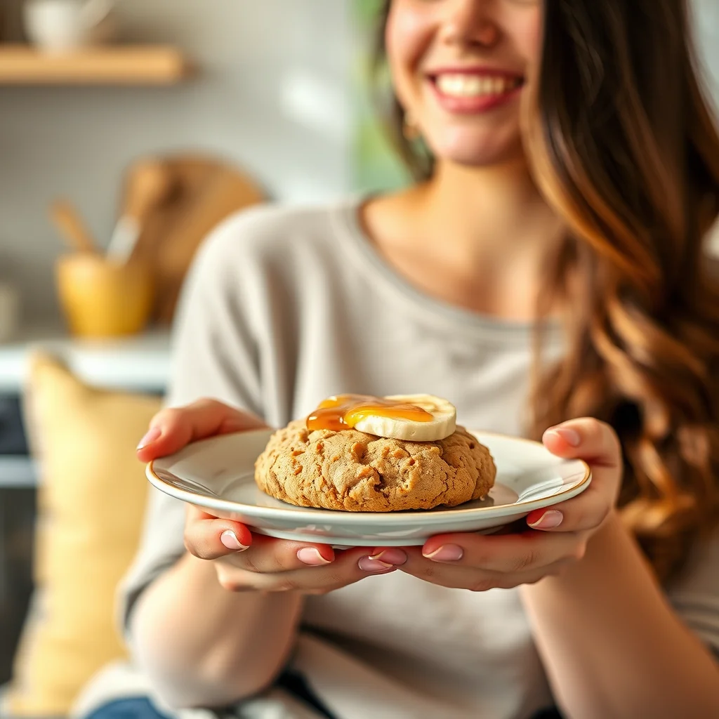 Peanut Butter Banana Breakfast Cookie – vegetarian recipe