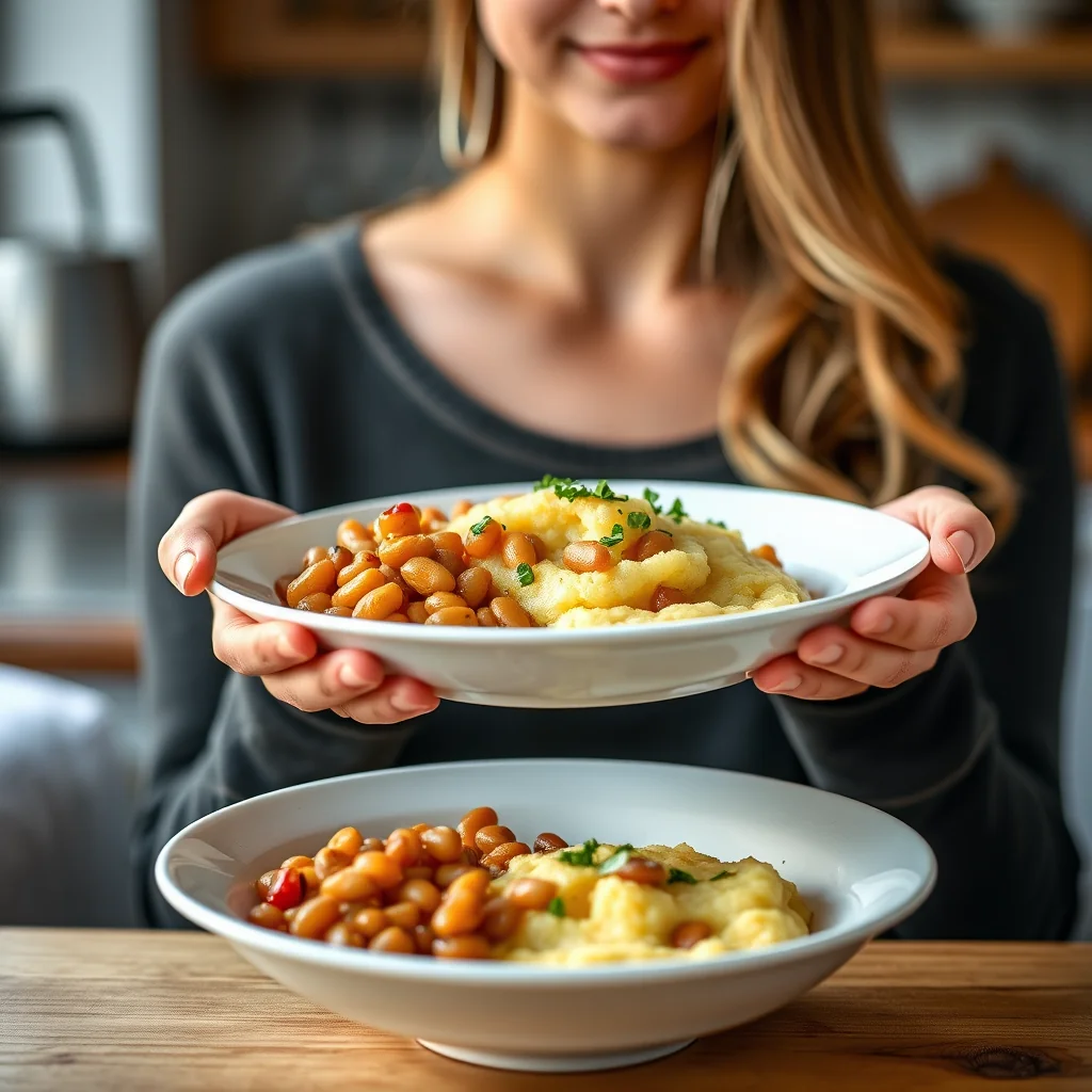Slow Cooker Polenta and White Bean Bake – vegetarian recipe