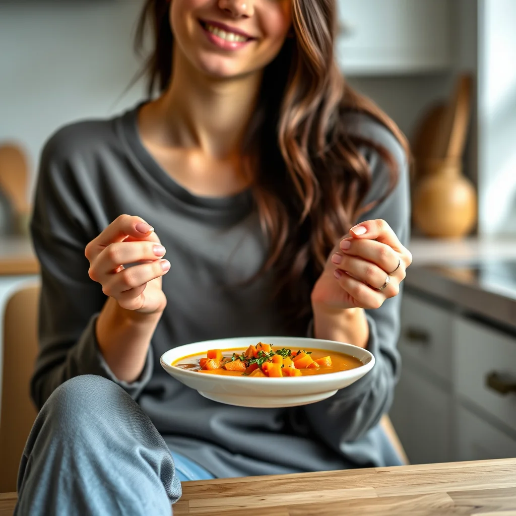 Slow Cooker Carrot Ginger Soup – vegetarian recipe
