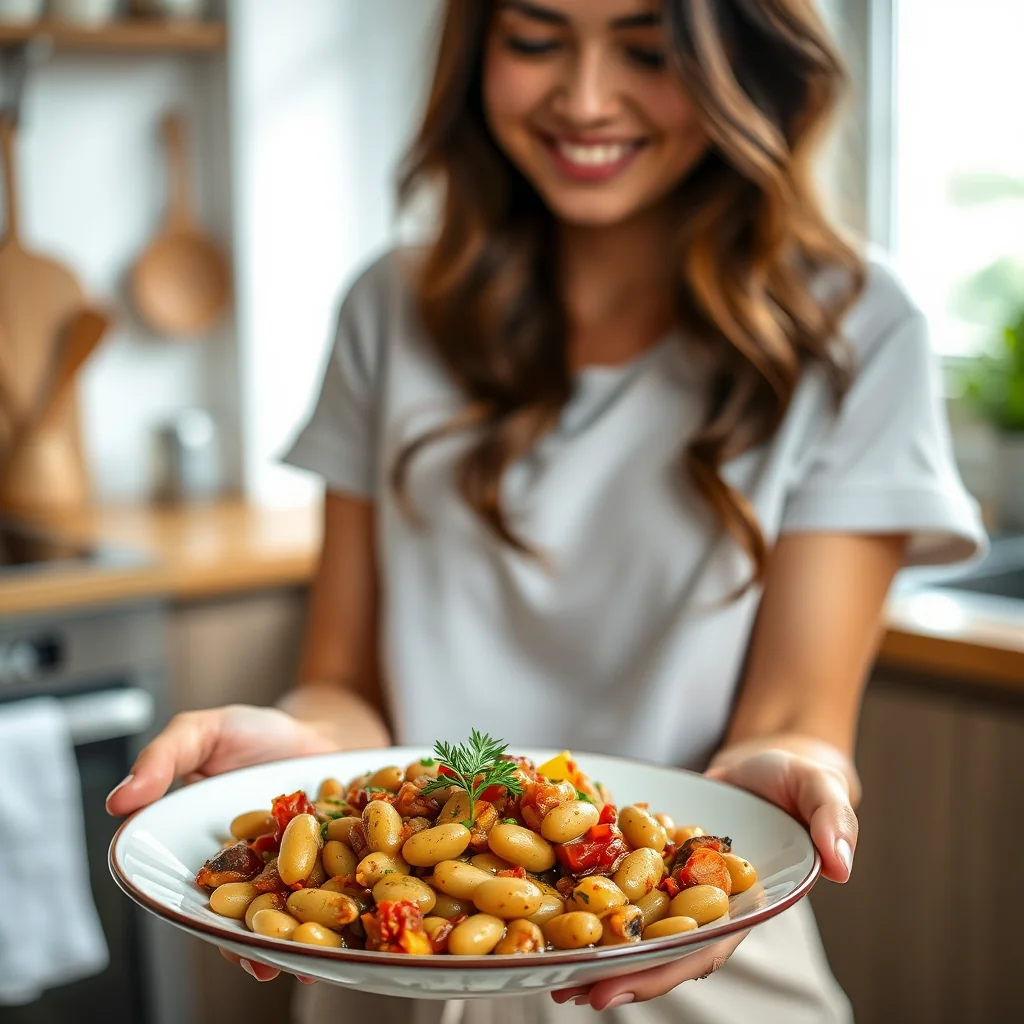 Hearty Ratatouille with Cannellini Beans – vegetarian recipe