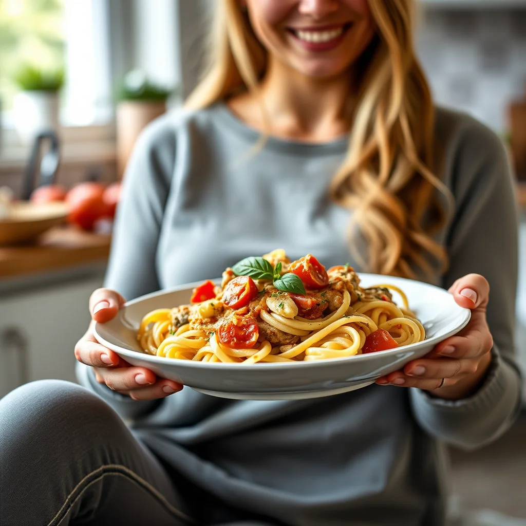 Slow Cooker Creamy Tomato and Artichoke Pasta – vegetarian recipe