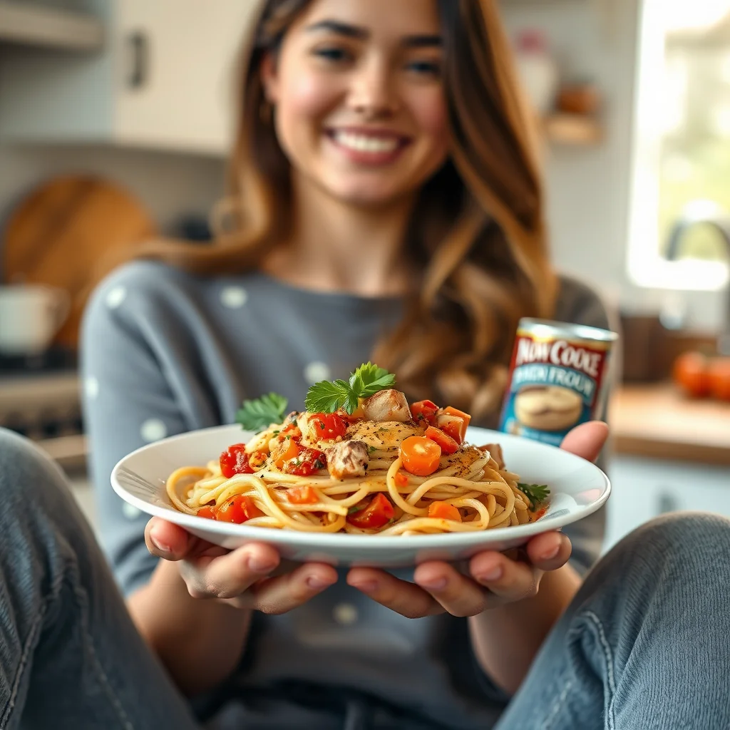 Slow Cooker Veggie Tofu Spaghetti – vegetarian recipe