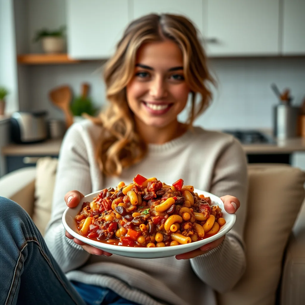 Slow Cooker Vegan Chili Mac – vegetarian recipe