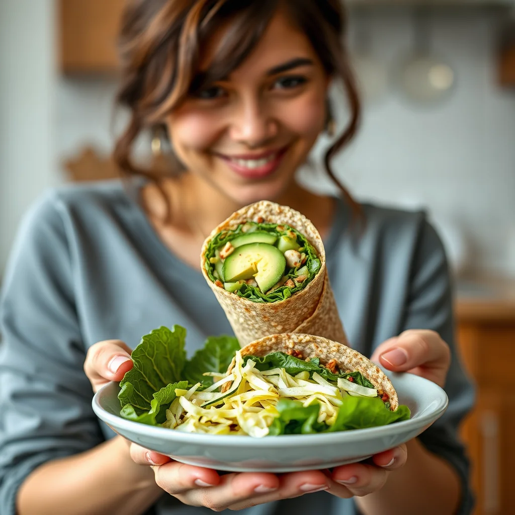 The Ultimate 20-Minute Vegan Avocado Cucumber Wrap – vegetarian recipe