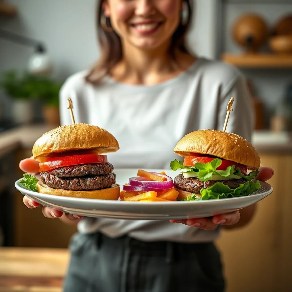 You-Choose Veggie Burgers with Gourmet Toppers – vegetarian recipe