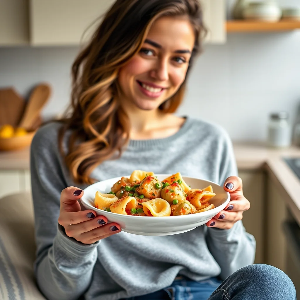 20-Minute Creamy Tomato Tortellini – vegetarian recipe