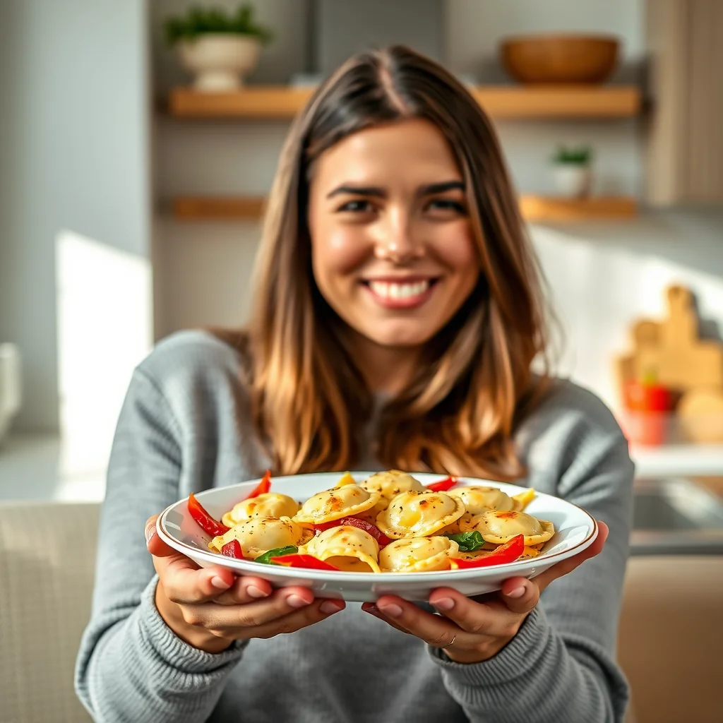 25-Minute Garden Veggie Ravioli – vegetarian recipe