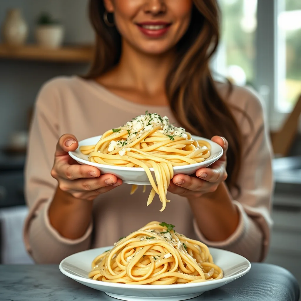 Classic Fettuccine Alfredo – vegetarian recipe