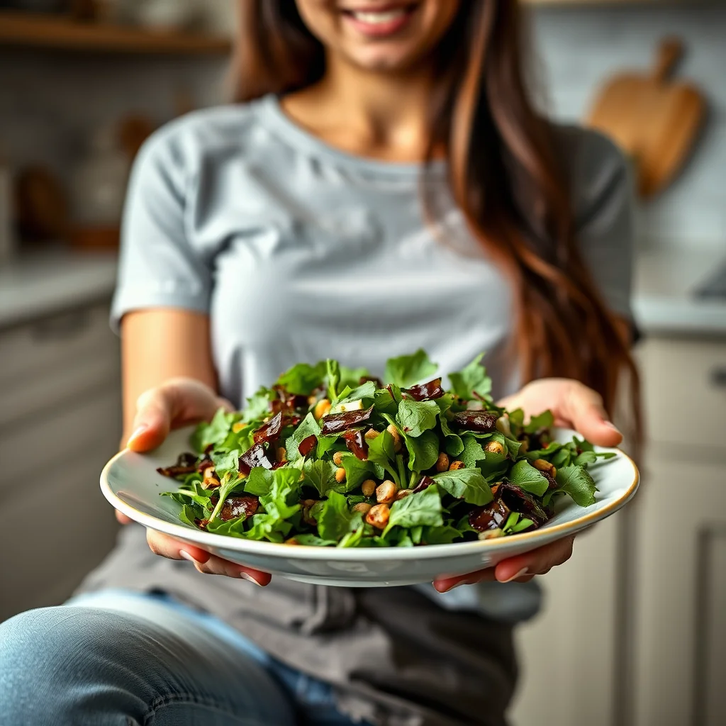Mixed Baby Greens with Balsamic Vinaigrette – vegetarian recipe