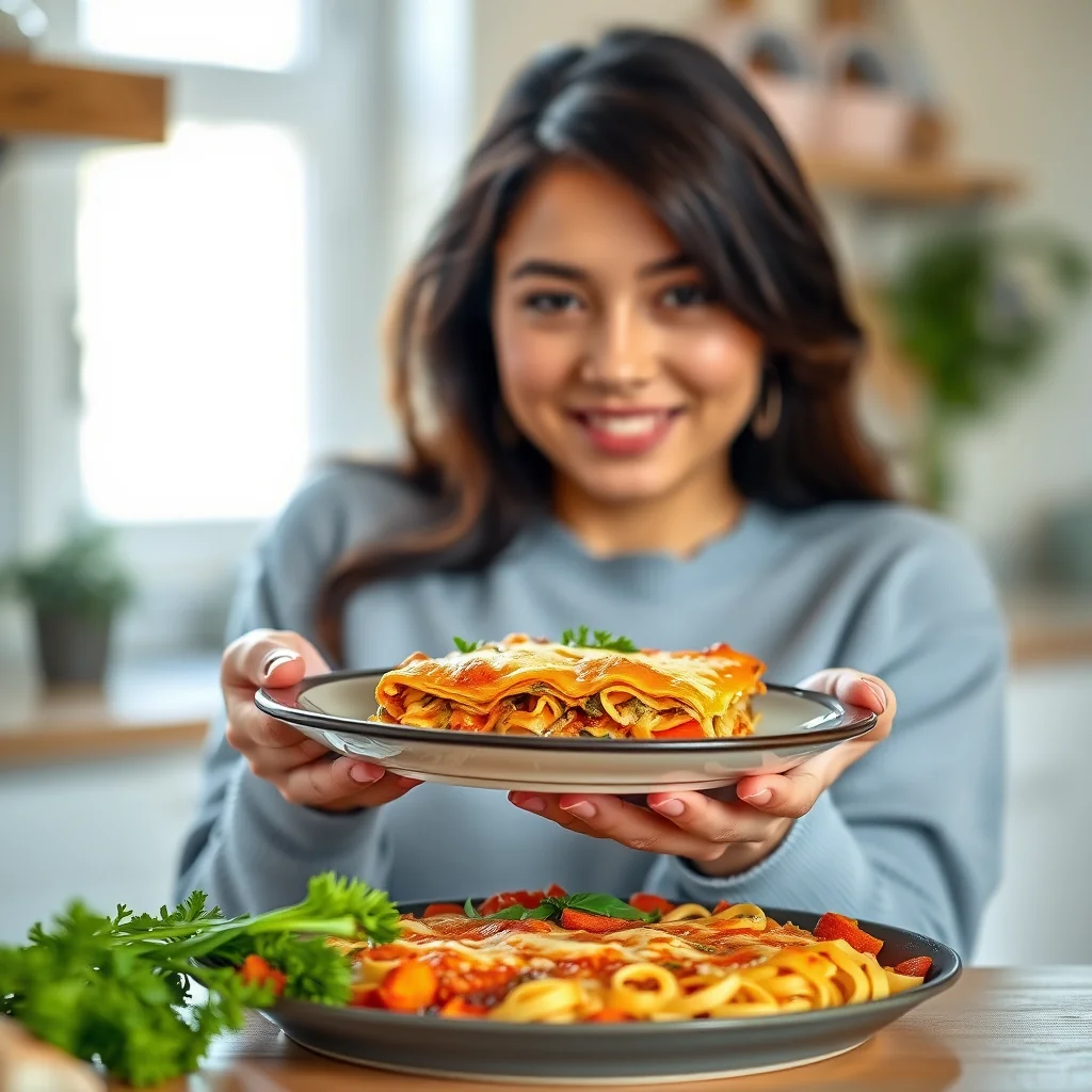 Vegetable Lasagna Pie – vegetarian recipe