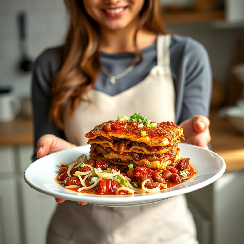 Hearty Red Bean Vegetarian Lasagna – vegetarian recipe