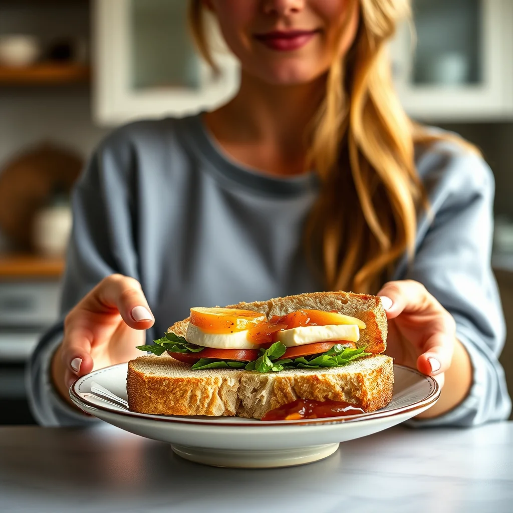 Gourmet Brie and Apple Sandwich – vegetarian recipe